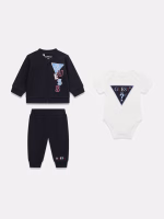GUESS BABY SET ΖΑΚΕΤΑ, ΠΑΝΤΕΛΟΝΙ & ΚΟΡΜΑΚΙ