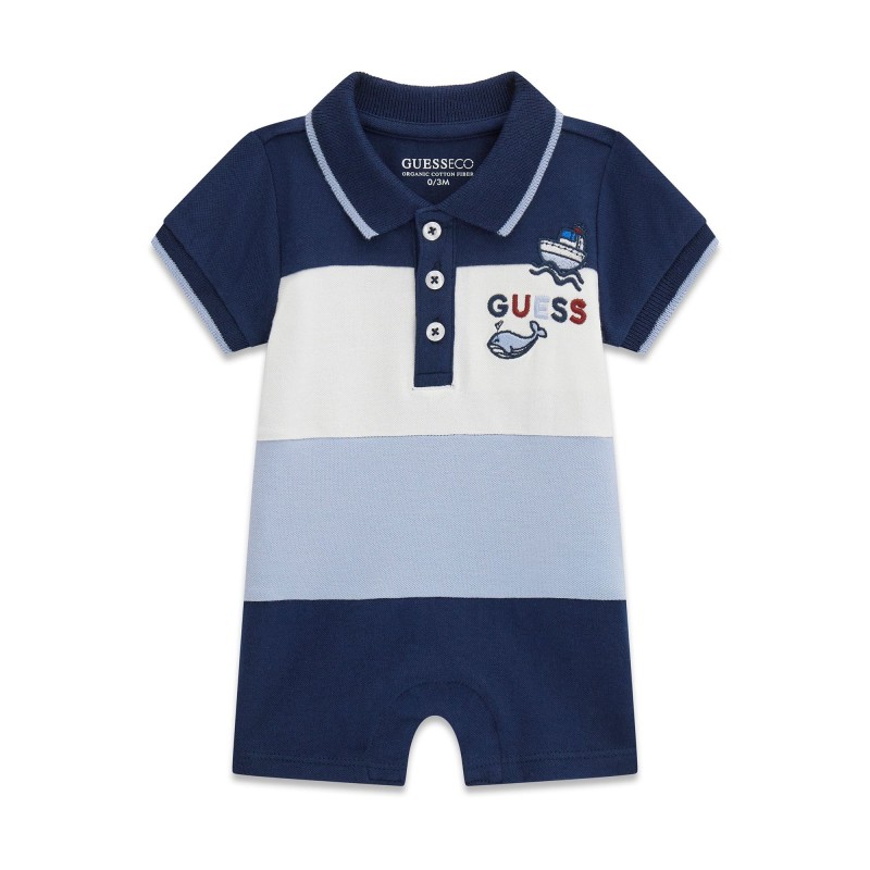 P6RG07KACT0-G7HR_a-800x800 GUESS BABY POLO PIQUET SHORTIE ΦΟΡΜΑΚΙ - Image 1