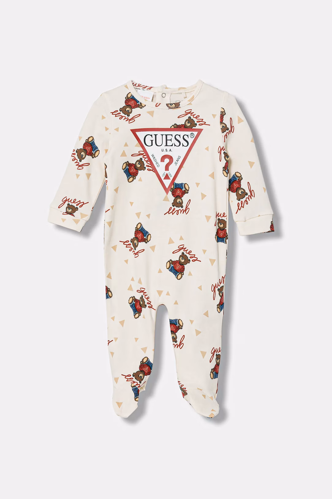 SS26-BPK007-01X_F1 GUESS BABY OVERALL ΦΟΡΜΑΚΙ ΜΠΕΖ - Image 1