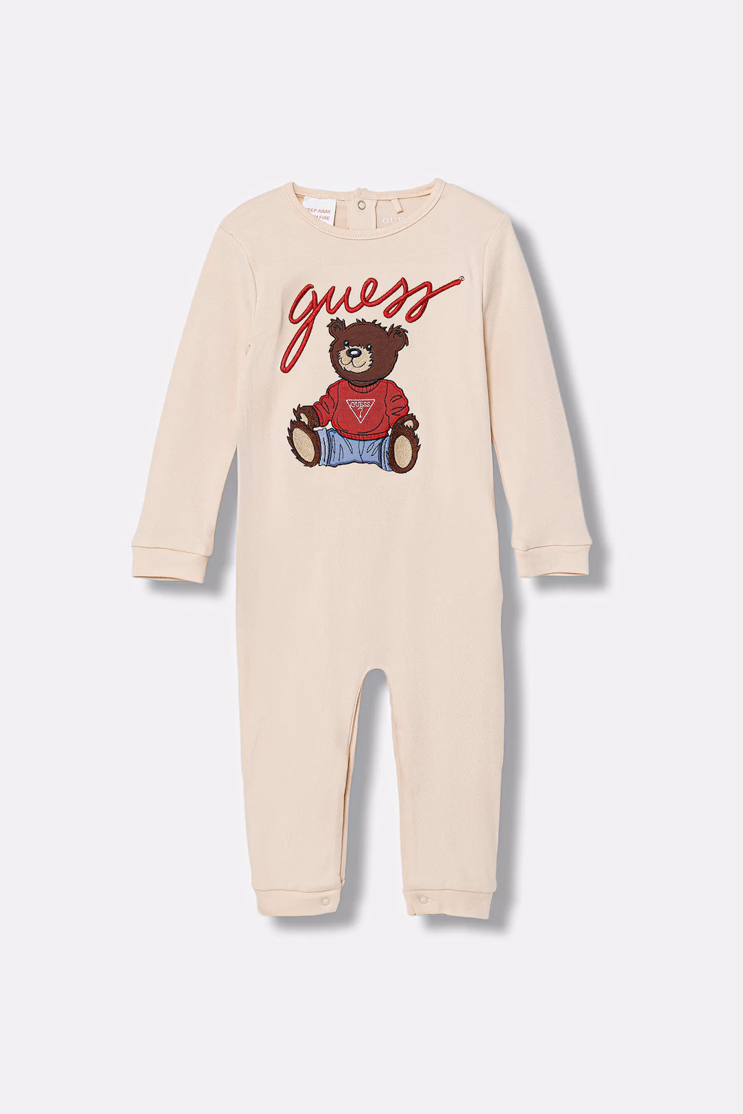 SS26-BPK008-08X_F1 GUESS BABY OVERALL ΦΟΡΜΑΚΙ ΜΠΕΖ - Image 1