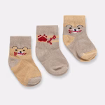 GUESS BABY SET 3PCS NEWBORN SOCKS