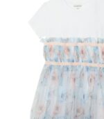 GUESS DRESS MIXED FABRIC ΦΟΡΕΜΑ FLORAL - Image 3