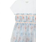 GUESS DRESS MIXED FABRIC ΦΟΡΕΜΑ FLORAL - Image 3