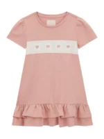 GUESS DRESS INTERLOCK ΦΟΡΕΜΑ ΡΟΖ