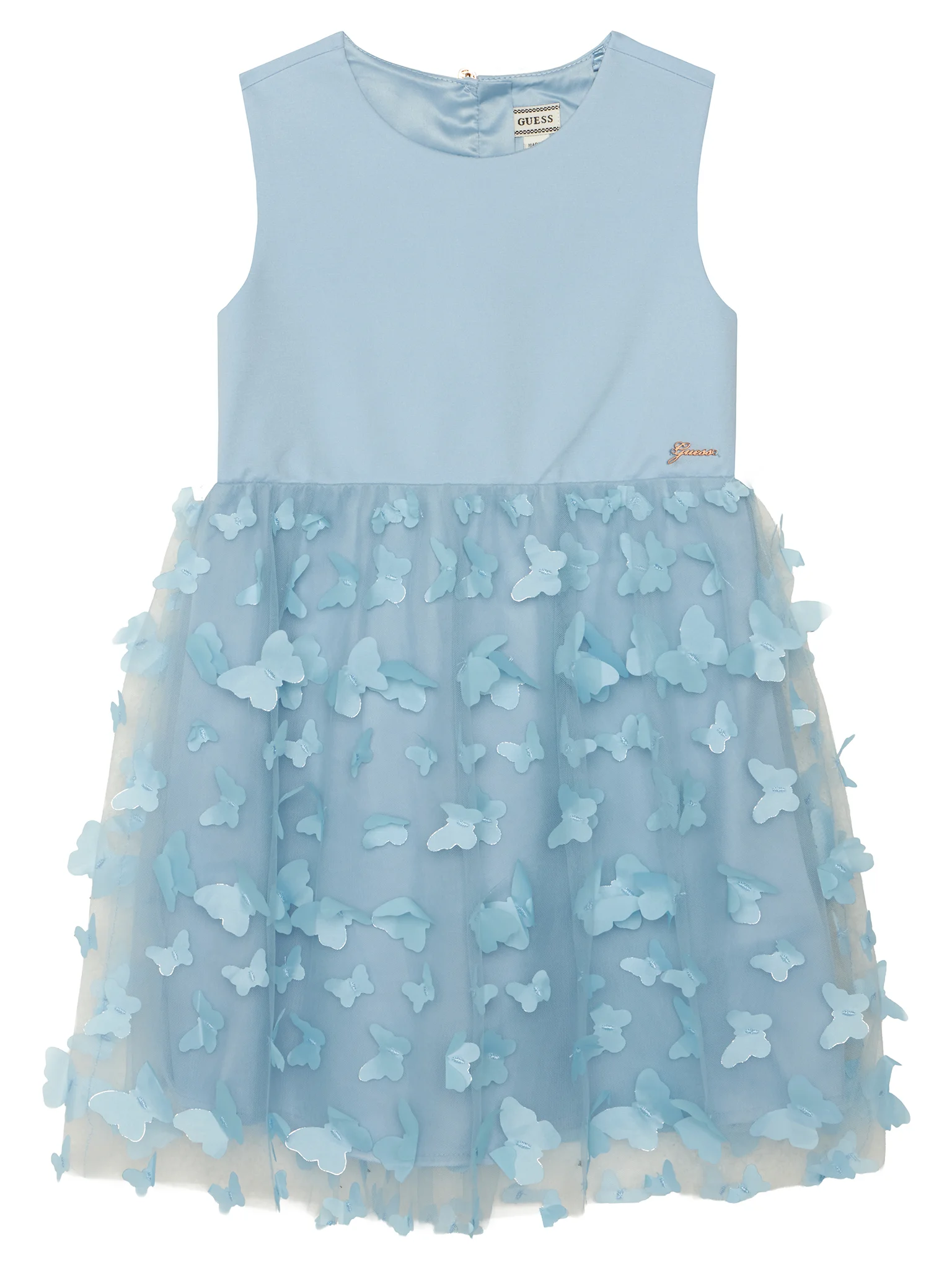 guess-phorema-kompso-k6rk21-kauh0-galazio-regular-fit-0000305714930 GUESS DRESS CEREMONY BUTTERFLY ΦΟΡΕΜΑ - Image 1