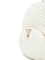 GUESS MINI BACKPACK ΣΑΚΙΔΙΟ ΠΛΑΤΗΣ ΛΕΥΚΟ - Image 3