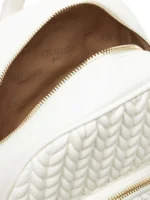 GUESS MINI BACKPACK ΣΑΚΙΔΙΟ ΠΛΑΤΗΣ ΛΕΥΚΟ - Image 5