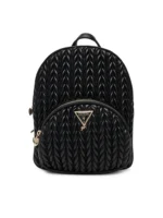 GUESS MINI BACKPACK ΣΑΚΙΔΙΟ ΠΛΑΤΗΣ ΜΑΥΡΟ