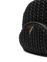 GUESS MINI BACKPACK ΣΑΚΙΔΙΟ ΠΛΑΤΗΣ ΜΑΥΡΟ - Image 3