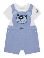 GUESS BABY SET ΚΟΡΜΑΚΙ & OXFRD ΛΙΝΑ ΣΑΛΟΠΕΤΑ - Image 3