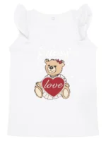 GUESS BABY SET TEDDY GIRL ΜΠΛΟΥΖΑ & ΚΟΛΑΝ - Image 2