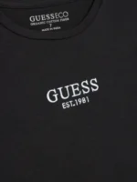 GUESS T-SHIRT CROP ΜΠΛΟΥΖΑ ΜΑΥΡΟ - Image 3