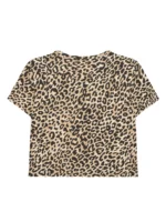 GUESS T-SHIRT MIDI SS ΛΕΟΠΑΡ ΜΠΛΟΥΖΑ - Image 2