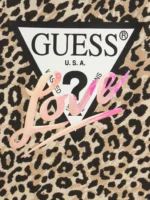GUESS T-SHIRT MIDI SS ΛΕΟΠΑΡ ΜΠΛΟΥΖΑ - Image 3