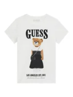 GUESS T-SHIRT SS TEDDY GIRL ΜΠΛΟΥΖΑ ΛΕΥΚΟ