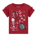 GUESS T-SHIRT GLAMOUR GIRL ΜΠΛΟΥΖΑ