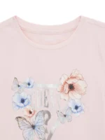 GUESS T-SHIRT SS FLORAL ΜΠΛΟΥΖΑ ΡΟΖ - Image 3
