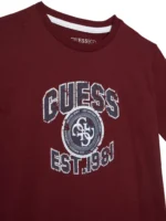 GUESS T-SHIRT SS ΜΠΛΟΥΖΑ ΚΟΚΚΙΝΟ - Image 3