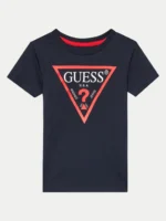 GUESS T-SHIRT ΜΠΛΟΥΖΑ ΣΚΟΥΡΟ ΜΠΛΕ