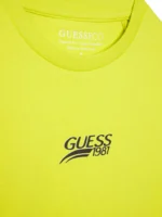 GUESS T-SHIRT SS ΜΠΛΟΥΖΑ NEON ΚΙΤΡΙΝΟ - Image 3