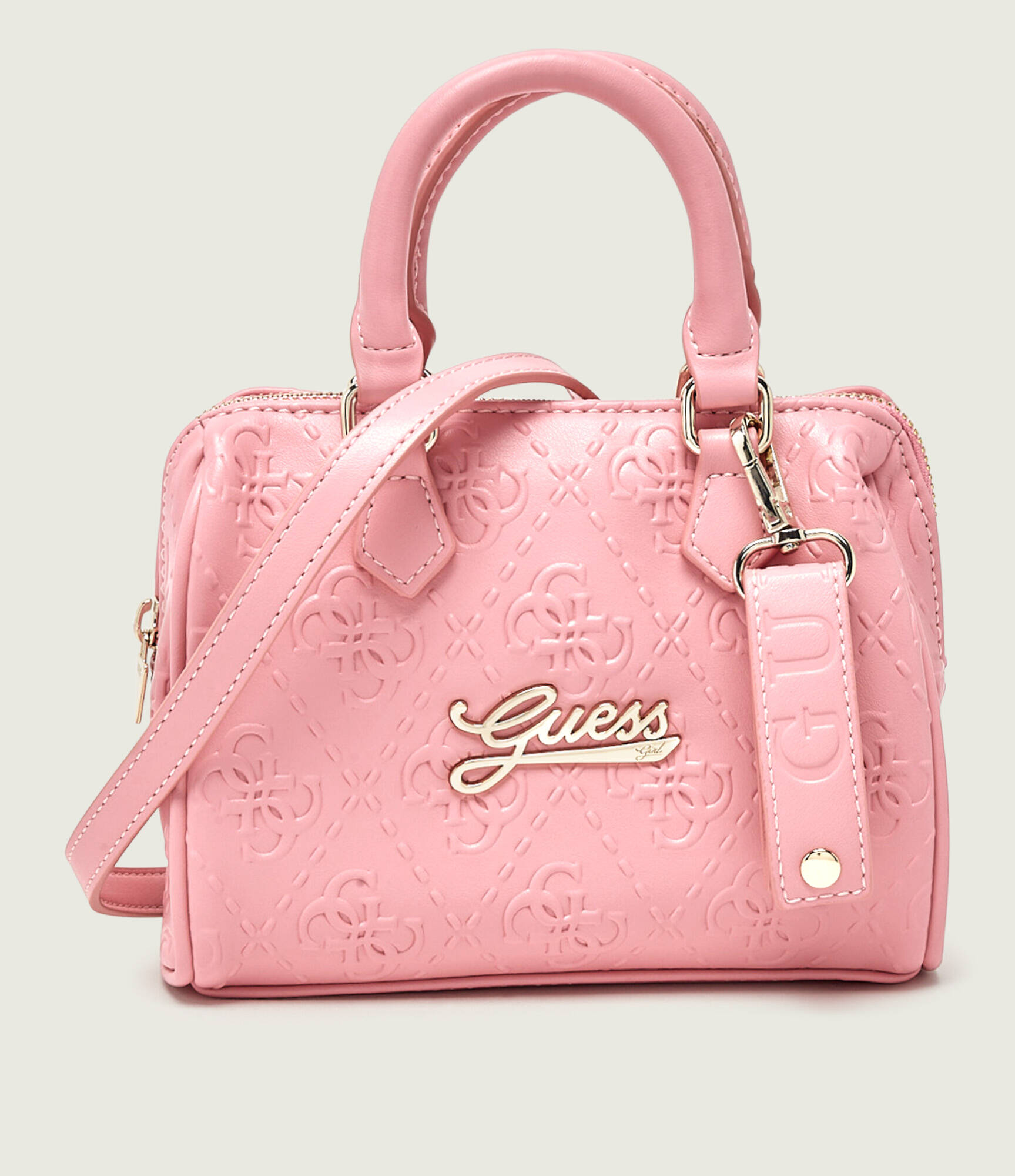kd-gu261g000056h0300os-05451 GUESS ΡΟΖ MINI HANDBAG ΤΣΑΝΤΑ - Image 1