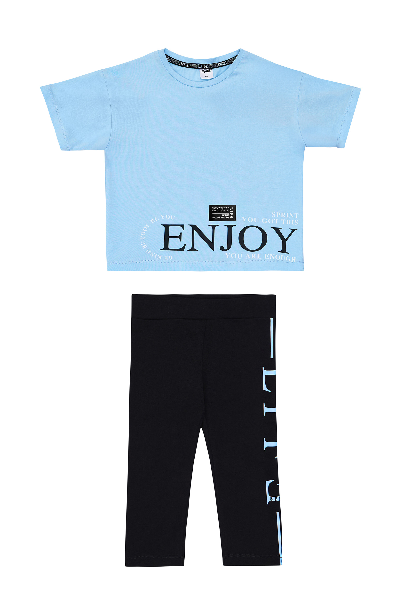 261-4044-SKY-BLUE-A SPRINT SET ENJOY LIFE BABY BLUE - Image 1