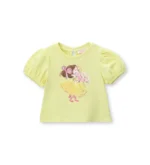 ORIGINAL MARINES T-SHIRT RHINESTONE ΜΠΛΟΥΖΑ ΚΙΤΡΙΝΟ