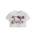 ORIGINAL MARINES T-SHIRT HELLO KITTY ΜΠΛΟΥΖΑ ΛΕΥΚΟ