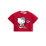 ORIGINAL MARINES T-SHIRT HELLO KITTY ΜΠΛΟΥΖΑ ΚΟΚΚΙΝΟ