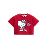 ORIGINAL MARINES T-SHIRT HELLO KITTY ΜΠΛΟΥΖΑ ΚΟΚΚΙΝΟ