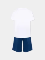 TRUSSARDI SET ΜΠΛΟΥΖΑ & ΣΟΡΤΣ ΛΕΥΚΟ - Image 2