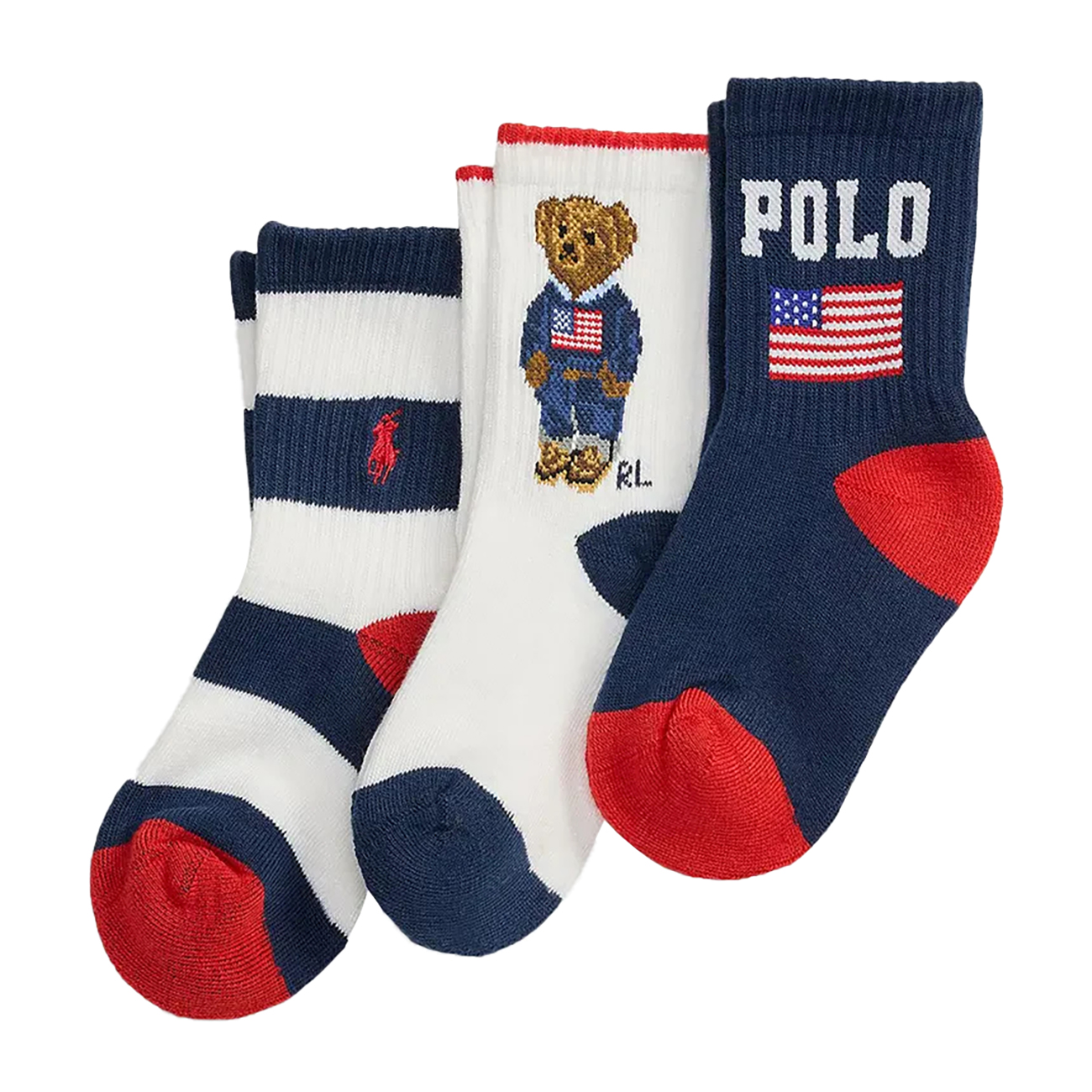 P03163001 POLO RALPH LAUREN SOCK-3 PACK ΚΑΛΤΣΕΣ - Image 1