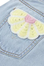 LEVI'S SHORTS CROCHET APPLIQUE A LINE ΣΟΡΤΣ - Image 3