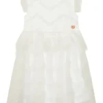 GUESS DRESS MESH CEREMONY ΦΟΡΕΜΑ ΛΕΥΚΟ