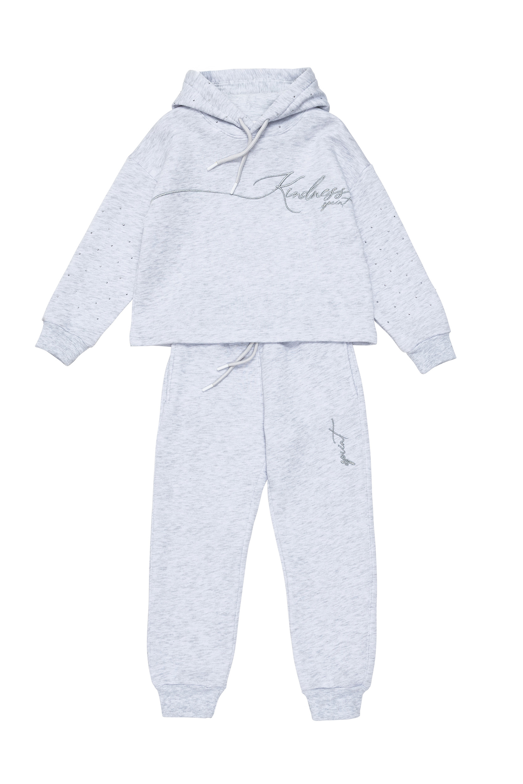 262-4022 LIGHT GREY MELANGE A SPRINT SET ΦΟΡΜΑ ΦΟΥΤΕΡ GREY KINDNESS - Image 1