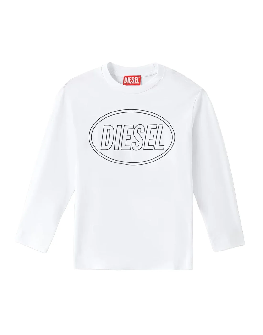 26261346K100_1_1784874915 DIESEL LONG SLEEVE WHITE OVAL D ΜΠΛΟΥΖΑ - Image 1