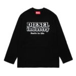 DIESEL LONG SLEEVE BLACK INDUSTRY PRINT ΜΠΛΟΥΖΑ