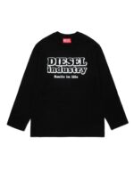 DIESEL LONG SLEEVE BLACK INDUSTRY PRINT ΜΠΛΟΥΖΑ