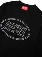 DIESEL LONG SLEEVE BLACK OVAL D ΜΠΛΟΥΖΑ - Image 3