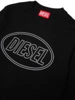 DIESEL LONG SLEEVE BLACK OVAL D ΜΠΛΟΥΖΑ - Image 3