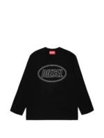 DIESEL LONG SLEEVE BLACK OVAL D ΜΠΛΟΥΖΑ