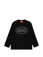 DIESEL LONG SLEEVE BLACK OVAL D ΜΠΛΟΥΖΑ