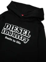 DIESEL SLODIMHOOD BLACK SWEATSHIRT ΜΠΛΟΥΖΑ ΜΕ ΚΟΥΚΟΥΛΑ - Image 3