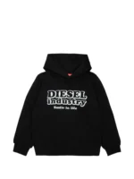 DIESEL SLODIMHOOD BLACK SWEATSHIRT ΜΠΛΟΥΖΑ ΜΕ ΚΟΥΚΟΥΛΑ