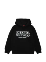 DIESEL SLODIMHOOD BLACK SWEATSHIRT ΜΠΛΟΥΖΑ ΜΕ ΚΟΥΚΟΥΛΑ