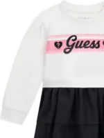 GUESS MIXED FABRIC LS DRESS ΦΟΡΕΜΑ - Image 3