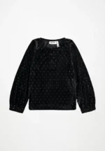 MOLO RIKKI LONG SLEEVED BLACK SOFT VELOUR ΜΠΛΟΥΖΑ