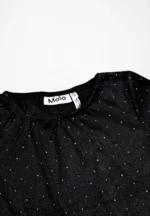 MOLO RIKKI LONG SLEEVED BLACK SOFT VELOUR ΜΠΛΟΥΖΑ - Image 3