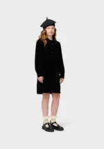 MOLO CARLA BLACK VELVET DRESS ΦΟΡΕΜΑ - Image 5