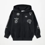 MOLO MARLEY BLACK SWEATSHIRT ΖΑΚΕΤΑ ΜΕ ΚΟΥΚΟΥΛΑ